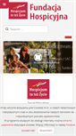 Mobile Screenshot of fundacjahospicyjna.pl